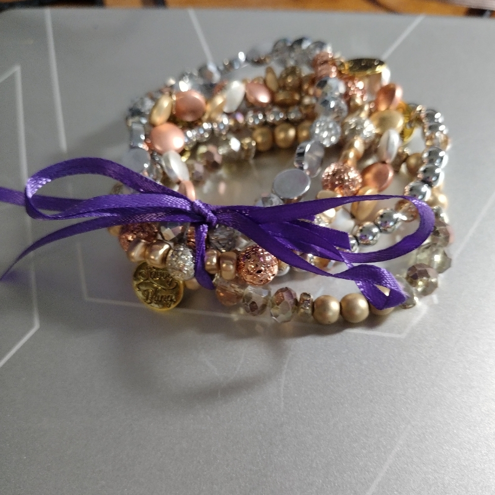 Multi-Color Beaded Bracelet Set